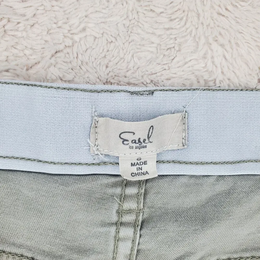 Anthropologie Easel Green Star Pants Small
